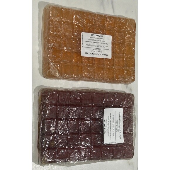 New Honey Soap base Aloe Vera Soap Base 4 pounds no fragrance clear Arts Crafts - Picture 1 of 3